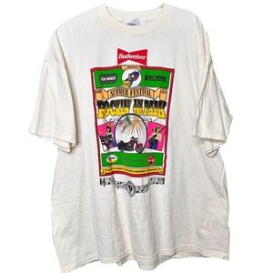 VTG Budweiser Exclusive Fundraiser Summer Festival Summer Park Staff T-Shirt XXL